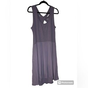 Soft Surroundings sleeveless lilac purple maxi dress